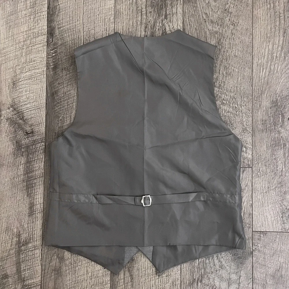 ELPA ELPA Boys Grey Formal Suit Vest MK2819-MJ1 Size‎ 16 NWT